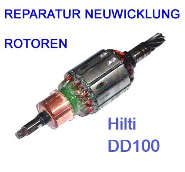 Reparatur Neuwicklung Rotor Hilti DD 100